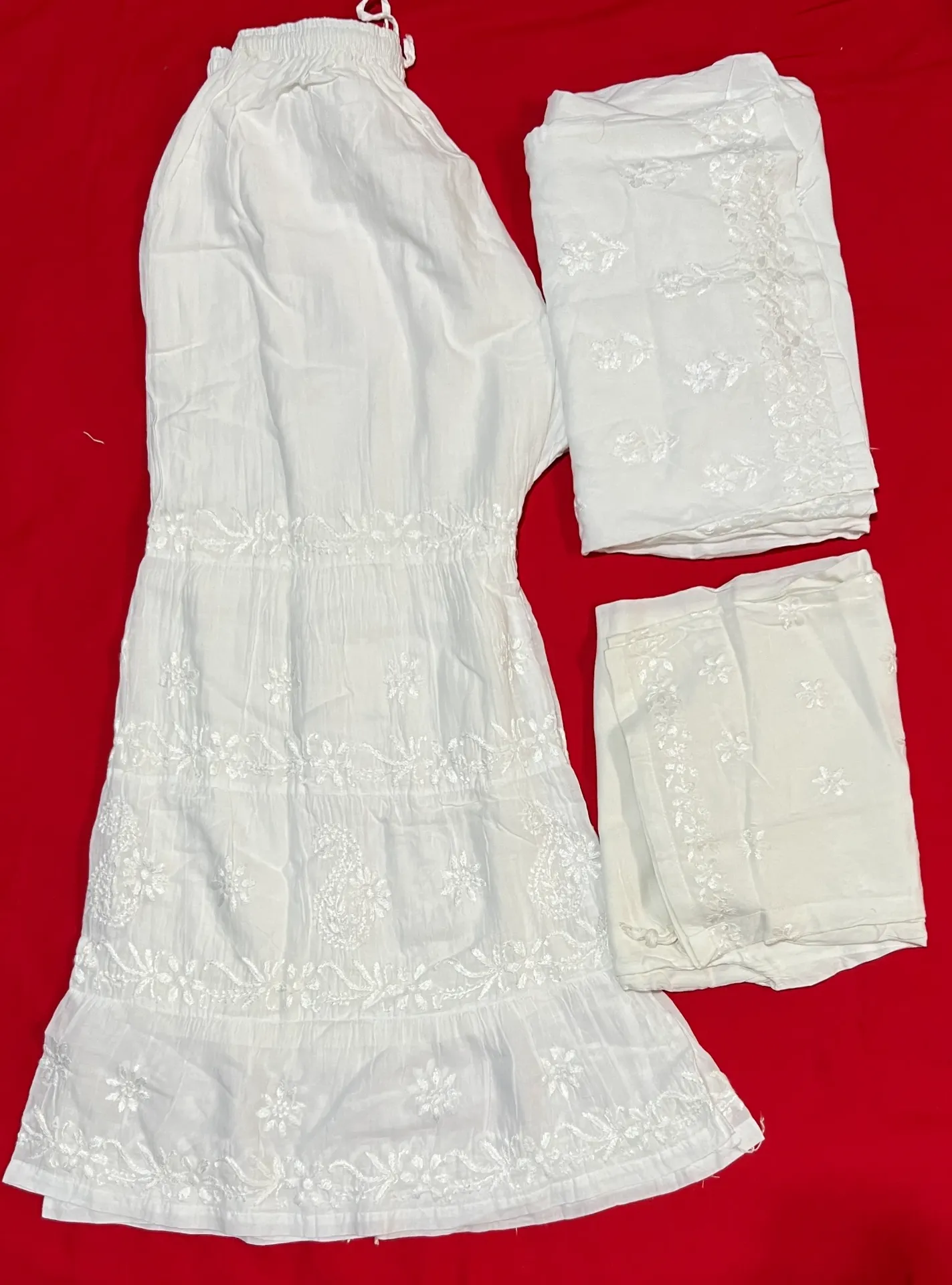 PZ-005-Handcrafted Cotton Palazzo - M Size